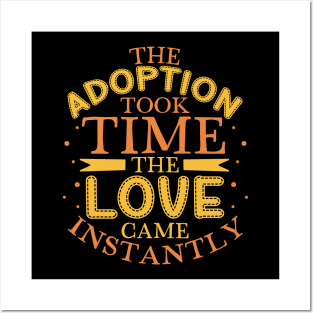 Instant love - adoptive parent Posters and Art
